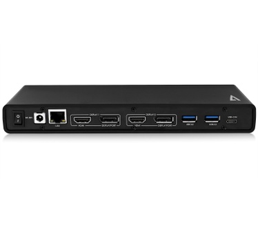 V7 Dual Universal Docking Station with USB-C Power Delivery