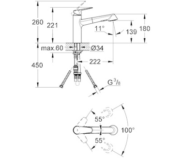 Grohe Eurodisc Cosmopolitan