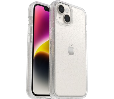 Otterbox OtterBox Symmetry Clear Case voor iPhone 14/iPhone 13, Schokbestendig, Valbestendig, Dunne beschermende hoes, 3x getest volgens militaire standaard, Antimicrobieel, Stardust
