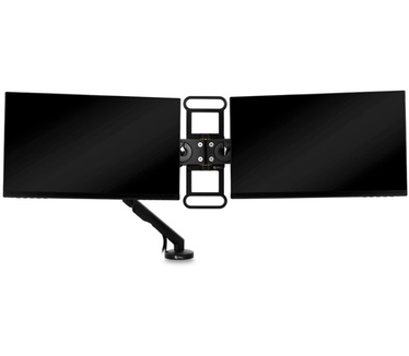 BakkerElkhuizen BE Universal Crossbar, Twee schermen met slechts één monitorarm.