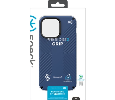 Speck Presidio2 Grip Apple iPhone 14 Pro Max Coastal Blue - with Microban