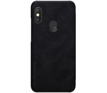 Nillkin Qin PU Leather Book Case voor Xiaomi Mi A2 Lite - Zwart  Zwart