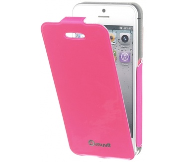 Muvit iPhone 5 / 5S Fluosh iFlip Case (fuchsia)