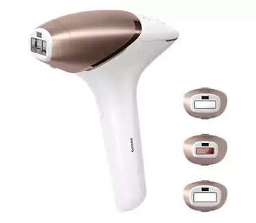 Philips Lumea IPL Lichtontharing Lumea 9000 Serie - Geschikt voor oksel, bikinilijn, lichaam en gezicht - Draadloos te gebruiken - Begeleiding via app - 5 Lichtsterktes - Detecteert huidtint - BRI955/00