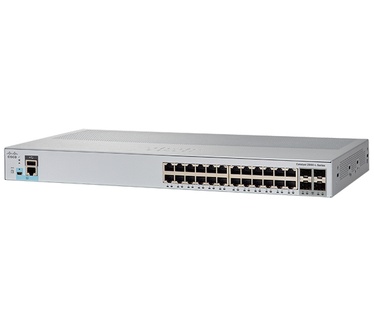 Cisco 24 Ethernet 10/100/1000 ports - 4 dual-purpose SFP GigE ports Layer 2 managed Switch