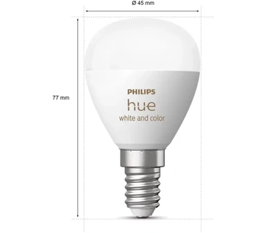 Philips Hue White & Color Ambiance - E14 Kogellamp - 470 lumen (2-pack)