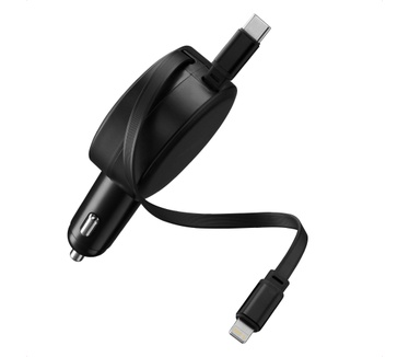 Accezz Roll-up Cable Car Charger