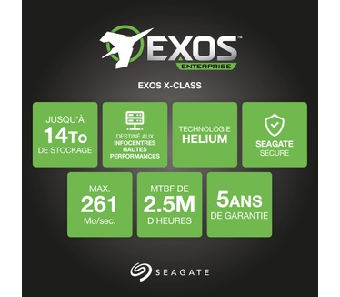 Seagate Exos X10 SAS 12Gb/s, 512e, 10TB
