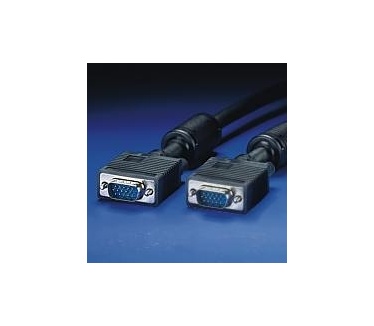 Roline VGA cable HD15 M/M, 3.0m with Ferrit cores, Quality