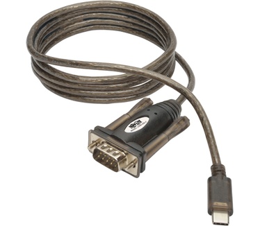 Tripp-Lite USB-C to DB9 Serial Adapter Cable (M/M), 1.52 m