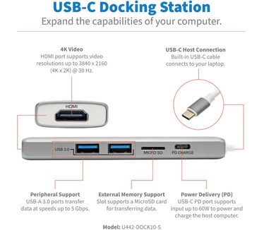 Tripp-Lite U442-DOCK10-S