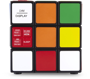 Bigben Interactive Kleurrijke wekker met Rubiks Cube design