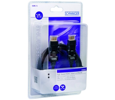 Schwaiger 1.5m HDMI m/m