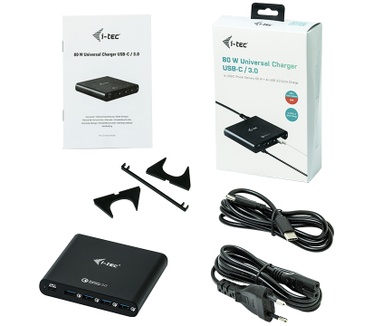 iTEC Universal Charger USB-C Power Delivery + 4x USB-A QC 3.0, 80 W
