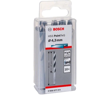 Bosch HSS Spiraalboor PointTeQ