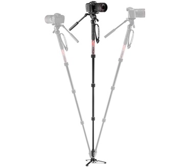 Manfrotto Element MII Video Monopod Aluminium Kit with Fluid Head