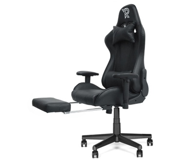 Ranqer Felix Pro - Gamestoel met voetsteun - Gaming Chair / Gaming Stoel - Ergonomische Bureaustoel - Gaming stoel met voetensteun - Zwart