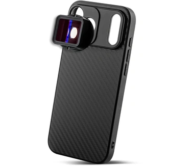 Mojogear 17mm lens case voor iPhone 17 Pro Max - Carbon Zwart