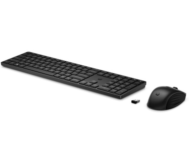 HP 655 draadloos toetsenbord en muis combo, Qwerty EU, Zwart