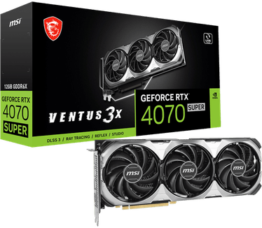 MSI GeForce RTX 4070 SUPER 12G VENTUS 3X
