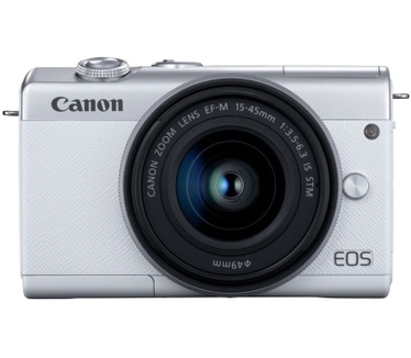 Canon EOS M200, 15-45mm IS STM Wit