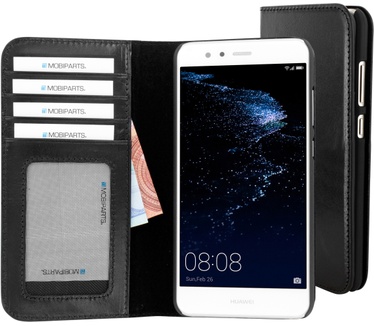 Mobiparts Excellent Wallet Case Huawei P10 Lite Jade Black