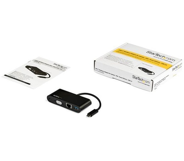 Startech.com USB-C VGA multiport adapter Power Delivery (60W) USB 3.0 GbE