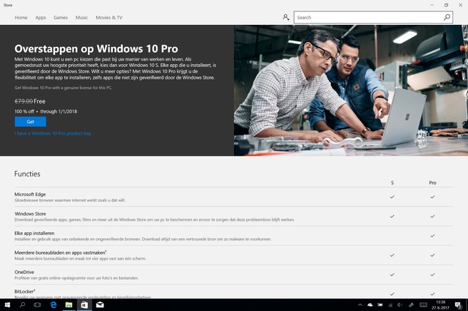 Windows 10 Pro Store