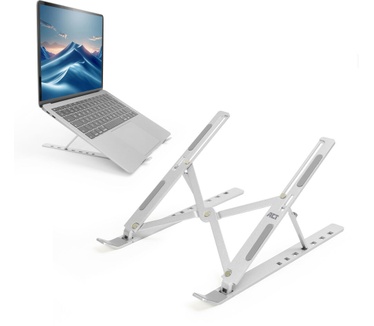 ACT Laptopstandaard inklapbaar, verstelbaar in 7 standen, ACT Essentials