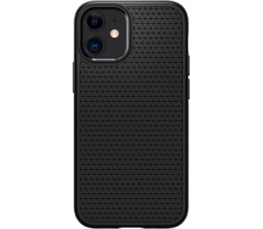 Spigen Liquid Air Matte (iPhone 12 / iPhone 12 Pro) Zwart