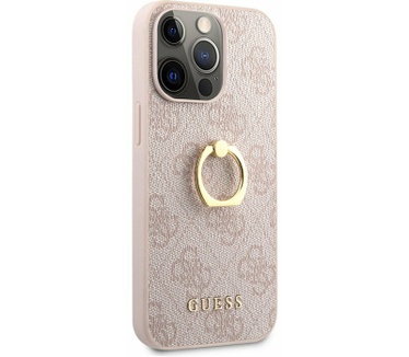 Guess 4G Ring Back Case - Apple iPhone 13 Pro (6.1") - Roze Roze