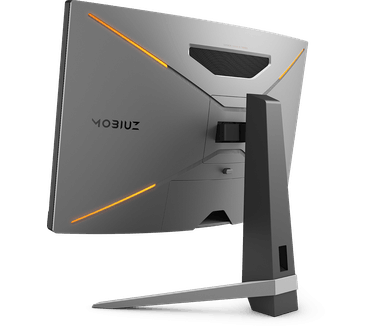 BenQ Mobiuz Mobiuz EX2710R Aluminium, Zwart