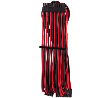 Corsair Premium Individually Sleeved PSU Cables Pro Kit Type 4 Gen 4 Rood/Zwart Rood, Zwart
