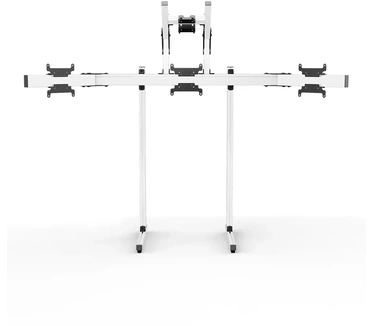 Apex Free Standing Quad Monitor Stand Vesa 75/200