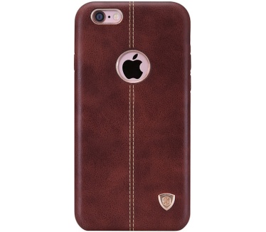 Nillkin Englon Leder Back Cover - Apple iPhone 6(S) 4.7" - Bruin Bruin
