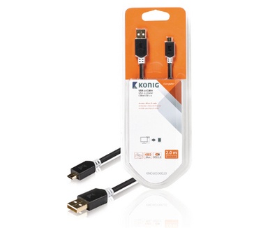 König USB A - USB Micro B M/M 2m