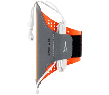 Mobiparts Comfort Fit Sport Armband Samsung Galaxy S9 Neon Orange