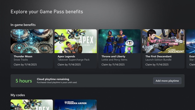 XBOX Cloud Gaming-tijdslimieten