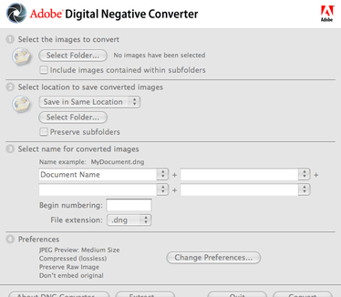 Adobe DNG Converter 3.6 beta (groot)