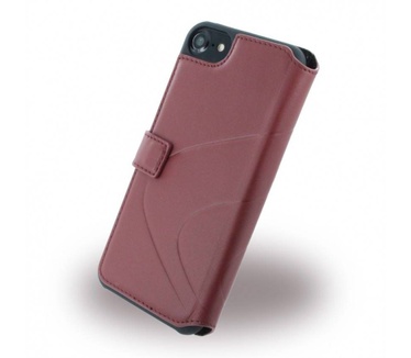 Mercedes-Benz Originele Wave III Folio Bookcase voor de iPhone 6 / 6S / 7 en 8 Bordeaux Rood