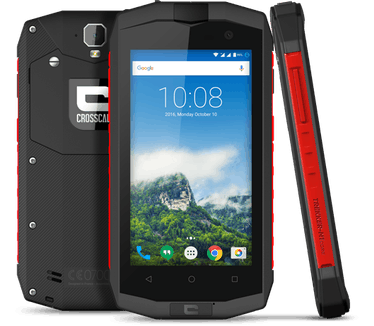 Crosscall Trekker-M1 (+ Bike Pack) Rood, Zwart