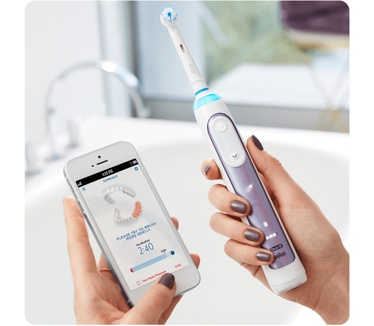 Oral-B Genius 10200W Elektrische Tandenborstel Paars Powered By Braun