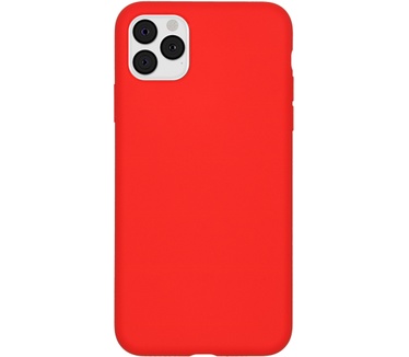 Accezz Liquid Silicone Backcover iPhone 11 Pro Max - Rood