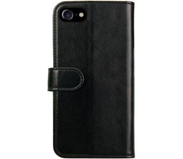 Rosso Element Apple iPhone 7 Hoesje Book Cover Zwart (iPhone 7 / 8) Zwart
