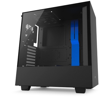 NZXT H500 Zwart/Blauw