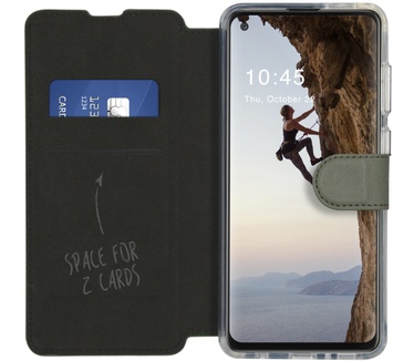 Accezz Xtreme Wallet Bookcase Samsung Galaxy A21s - Lichtgroen (Galaxy A21s) Groen