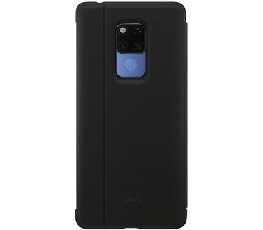 Huawei Mate 20 X S-View Book Cover  Zwart
