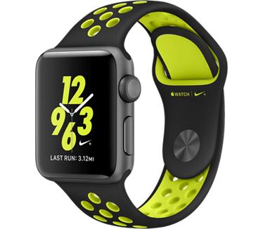 Apple Watch 2 Nike+ (Sportbandje, 42mm) Grijs (Zwart)