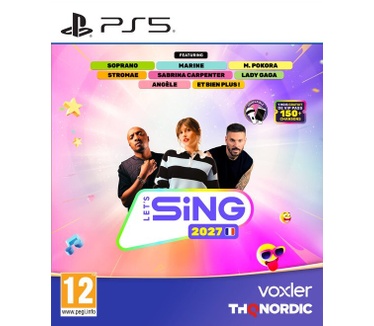 Let's Sing 2027 zonder Mics Franstalige versie, PS5