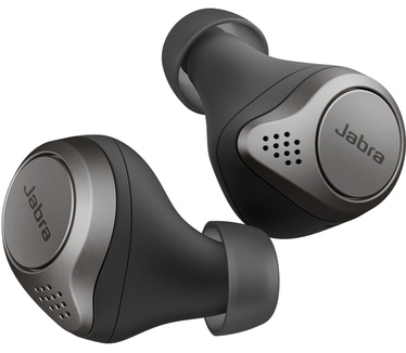 Jabra Elite 75t (draadloos laden) (Titanium, Zwart)